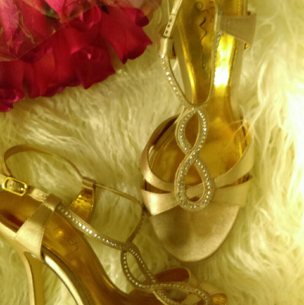 Gold Sandal Heels